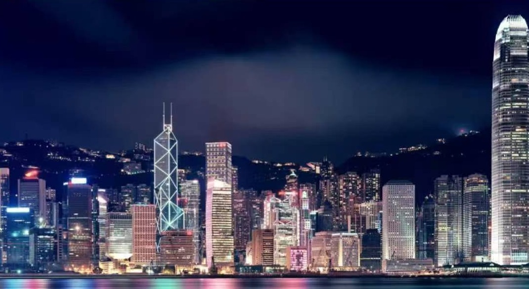 香港维多利亚港夜景