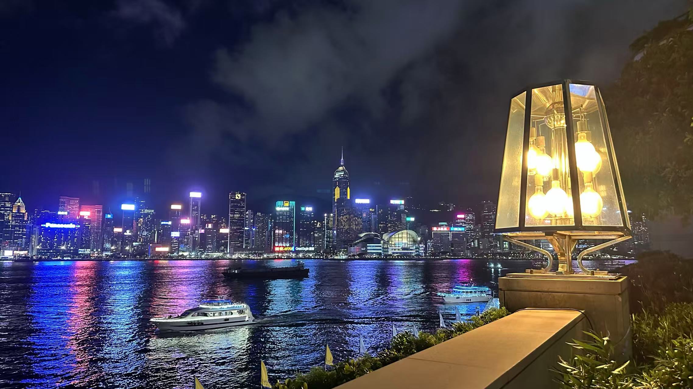 香港维多利亚港城市景观